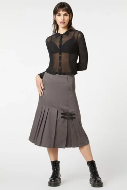 Women Dangerfield Blouses & Tops*Mesh Collared Blouse