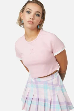 Women Dangerfield Blouses & Tops*Meta Fantasy Wings Crop Tee