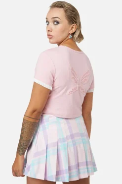 Women Dangerfield Blouses & Tops*Meta Fantasy Wings Crop Tee