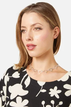 Accessories Princess Highway Jewellery*Metal Hearts Choker