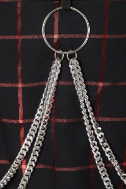 Women Black Friday Skirts & Skorts*Metallic Checks Skort