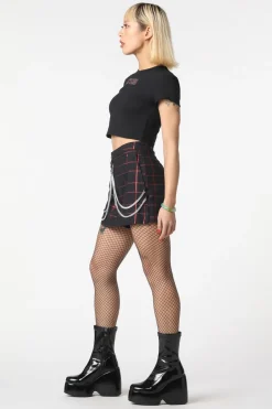 Women Black Friday Skirts & Skorts*Metallic Checks Skort