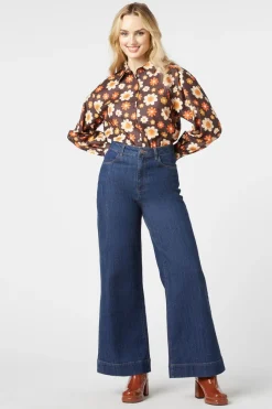 Women Princess Highway Blouses & Tops*Miss 60'S Flower Shirt