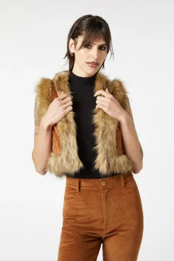 Women Dangerfield Jackets & Coats*Moss Cord Vest