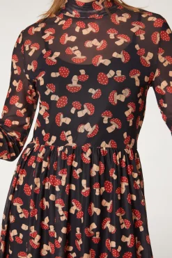 Women Dangerfield Dresses & Pinafores*Mushroom Mesh Dress