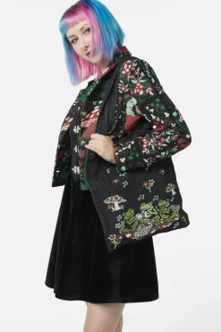 Accessories Black Friday Bags*Musical Frogs Woven Tote