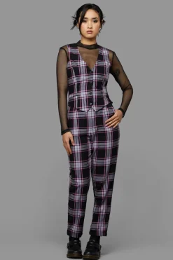 Women Black Friday Blouses & Tops*Myrtle Tartan Vest