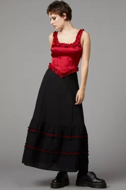 Women Black Friday Blouses & Tops*Nadja Gothic Corset Top