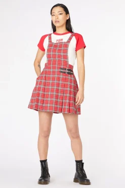 Women Dangerfield Dresses & Pinafores*Nah Tartan Buckle Pinafore
