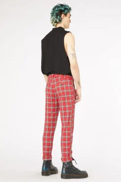Men Dangerfield Pants & Shorts*Nah Tartan Cotton Twill Pant