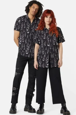 Men Dangerfield Shirts & Tees*Naked Flame Short Sleeve Shirt