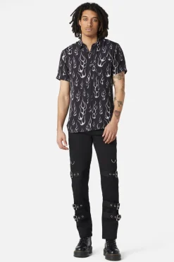 Men Dangerfield Shirts & Tees*Naked Flame Short Sleeve Shirt