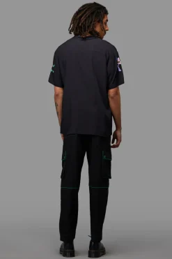 Men Black Friday Shirts & Tees*Night Garden Short Sleeve Shirt