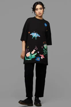 Women Black Friday Blouses & Tops*Night Garden Tee