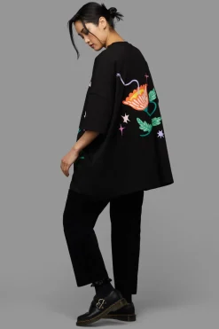 Women Black Friday Blouses & Tops*Night Garden Tee
