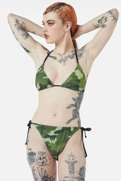 Women Dangerfield Swimwear*Nook Of The Garden Camo Bikini Bottom