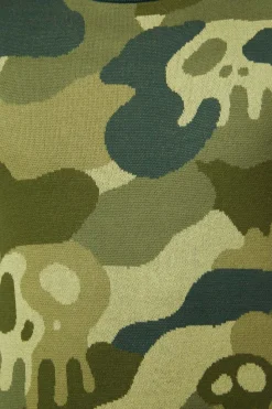 Men Dangerfield Jumpers & Knits*Nook Of The Garden Camo Knit Jumper