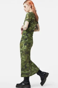 Women Dangerfield Dresses & Pinafores*Nook Of The Garden Camo Mesh Dress