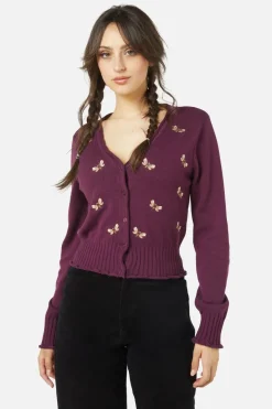 Women Princess Highway Knitwear & Cardis*Nz Bee Emb Cardi