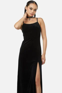 Women Black Friday Dresses & Pinafores*Obsidian Velvet Dress