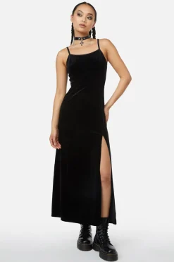 Women Black Friday Dresses & Pinafores*Obsidian Velvet Dress