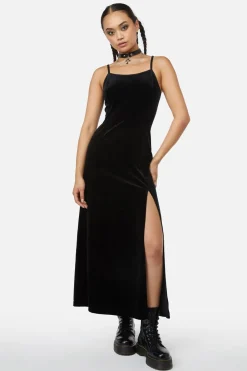 Women Black Friday Dresses & Pinafores*Obsidian Velvet Dress