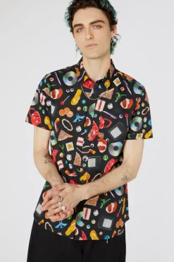 Men Dangerfield Shirts & Tees*Old Days Cotton Ss Shirt