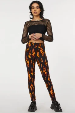 Women Dangerfield Pants & Jumpsuits*On Fire Cotton Legging