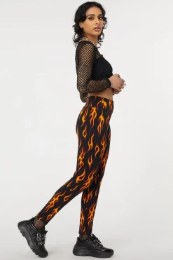 Women Dangerfield Pants & Jumpsuits*On Fire Cotton Legging