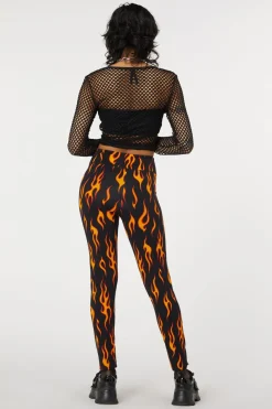 Women Dangerfield Pants & Jumpsuits*On Fire Cotton Legging