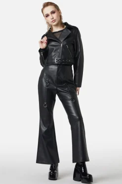 Women Dangerfield Jackets & Coats*Ornate Metal Pu Jacket