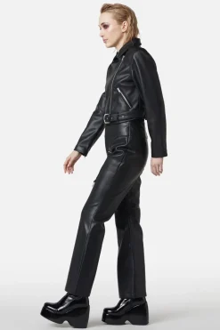 Women Dangerfield Jackets & Coats*Ornate Metal Pu Jacket