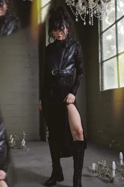 Women Dangerfield Blouses & Tops*Ornate Metal Pu Vest