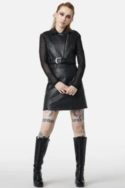 Women Dangerfield Blouses & Tops*Ornate Metal Pu Vest