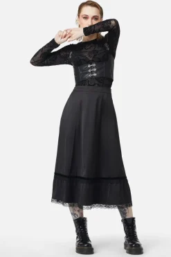 Women Dangerfield Blouses & Tops*Ornate Pu Underbust Top