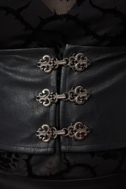 Women Dangerfield Blouses & Tops*Ornate Pu Underbust Top