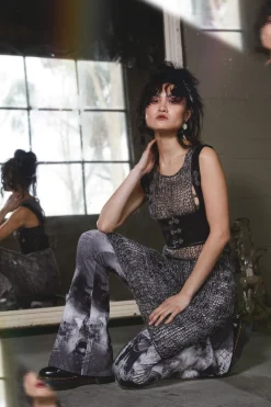 Women Dangerfield Blouses & Tops*Ornate Pu Underbust Top