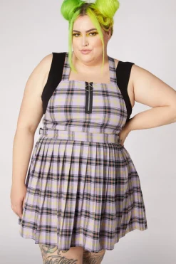 Women Dangerfield Dresses & Pinafores*Outsider Tartan Pleat Pinny