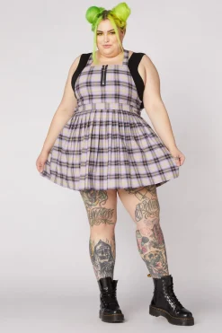 Women Dangerfield Dresses & Pinafores*Outsider Tartan Pleat Pinny