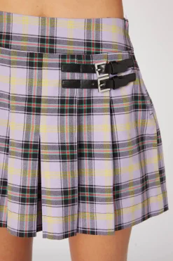 Women Dangerfield Skirts & Skorts*Outsider Tartan Pleat Skort