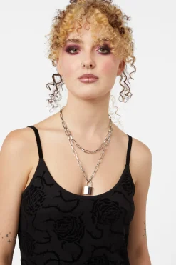 Accessories Dangerfield Jewellery*Padlock Chain Necklace