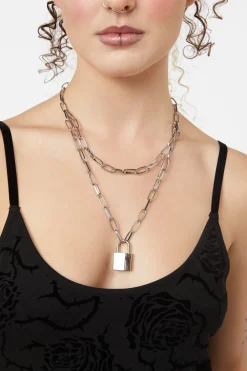 Accessories Dangerfield Jewellery*Padlock Chain Necklace