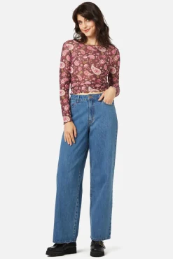 Women Princess Highway Blouses & Tops*Paisley Mesh Top