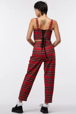 Women Dangerfield Corsets & Harnesses*Party Time Tartan Corset