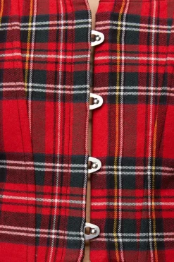 Women Dangerfield Corsets & Harnesses*Party Time Tartan Corset