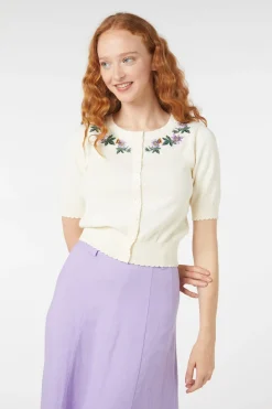 Women Princess Highway Knitwear & Cardis*Passionfruit Emb Cardi