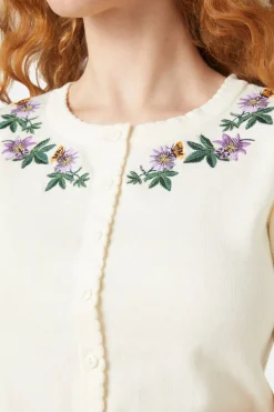 Women Princess Highway Knitwear & Cardis*Passionfruit Emb Cardi