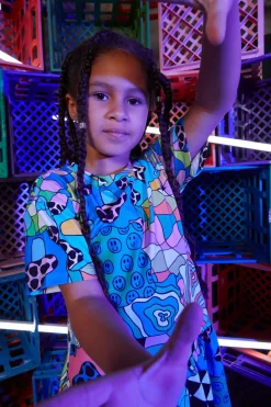 Kids Dangerkids Dresses & Pinafores*Patched Up Kids Jersey Dress