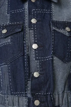 Women Black Friday Pants & Jumpsuits*Patchwork Denim Boilersuit