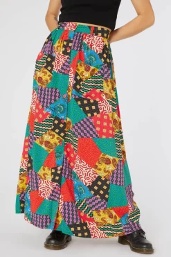 Women Dangerfield Skirts & Skorts*Patchwork Viscose Skirt